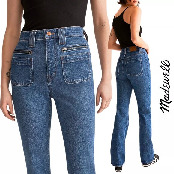 Madewell NWT The Perfect 90s High Rise Vintage Flare Jeans - Picture 1 of 10